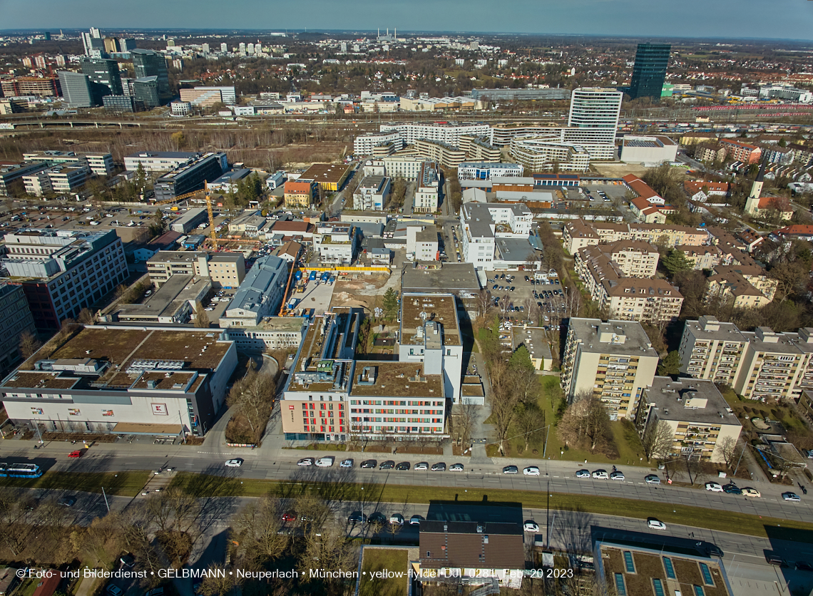 20.02.2023 - Copterfotos und Luftbilder von Berg am Laim